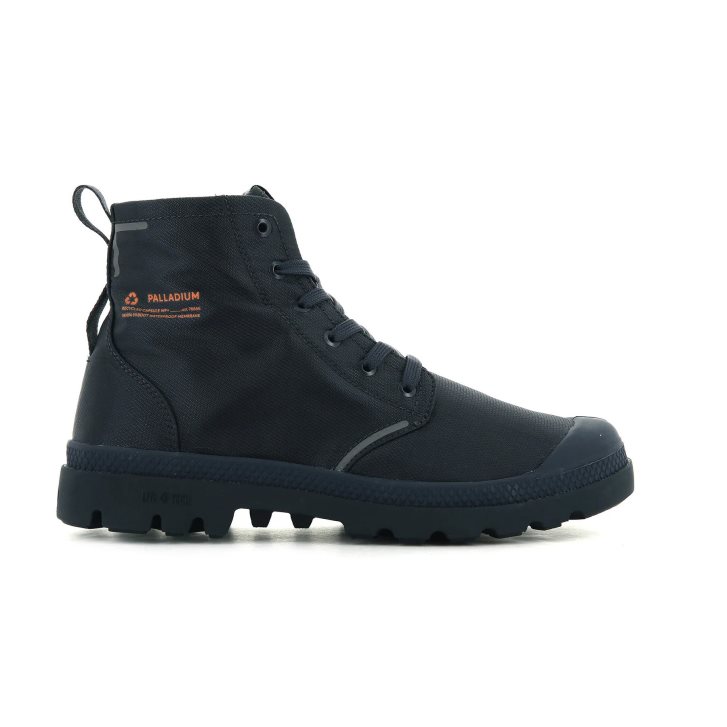 Palladium Pampa Lite+ Recycle WP+ Men\'s Boots Black | UK W629-QUZ